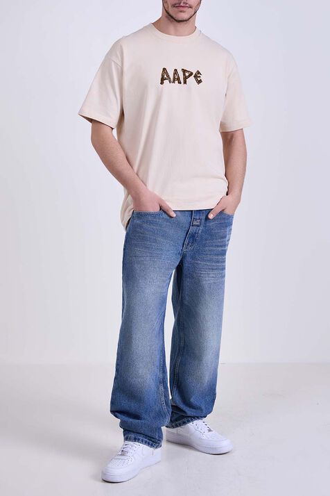 מכנסי ג'ינס בגזרה רחבה AAPE